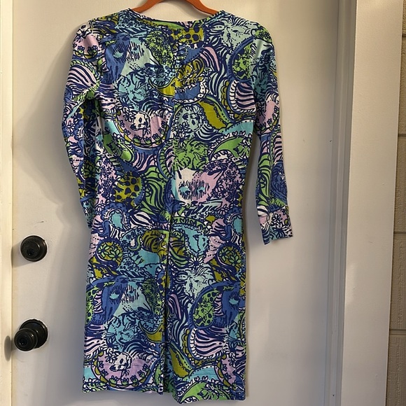 Lilly Pulitzer Christie Dress cattitude Size XS - Picture 6 of 6